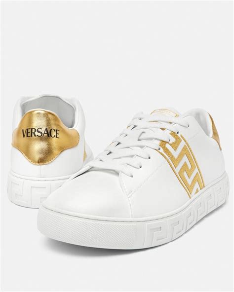 neon versace sneakers|Versace sea greca sneakers.